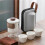 Ceramic Tea Set with 3 Cups and Portable Teapot 1