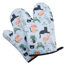 Oven Mitts Heat Resistant Cotton Gloves 2 Pack
