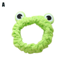 Frog Headband Hair Elastic for Girls - Polyester Material, Suitable for All Seasons
