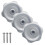 Fönster- och ventilknoppar för husbilar, 1-tums skaft, 3-pack 1