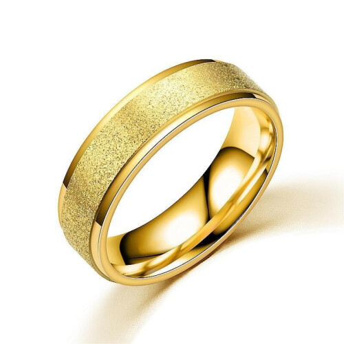 Mattierter Partnerring, verstellbare Größe