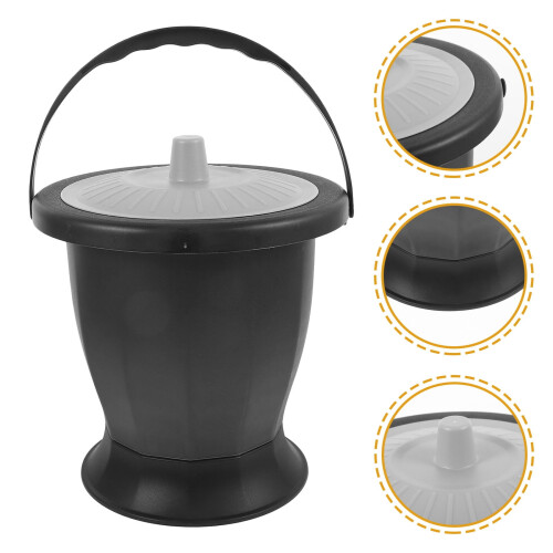 Plastic Urinal Pot for Bedside Use with Odor Prevention 1