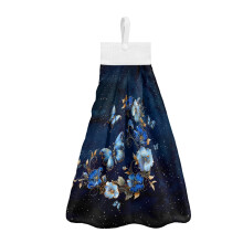 Butterfly Floral Hand Towel – Absorbent, Machine