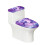 Dolphin Toalettlock och Tanklock Set Ovalt 2-pack 1