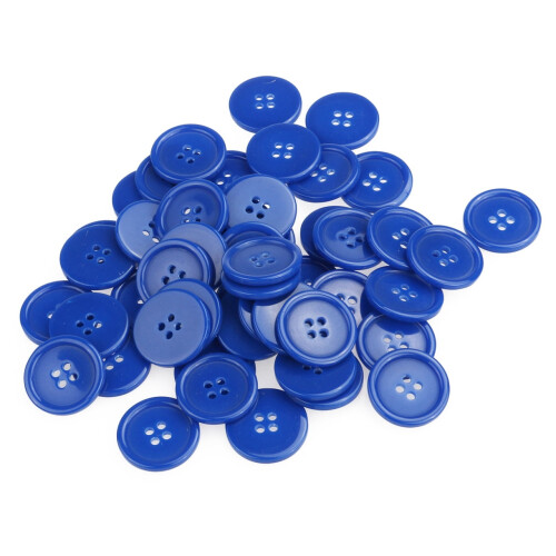 Resin Sewing Buttons 4-Hole 23mm 50 Pieces 2
