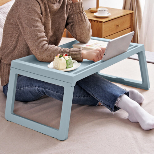 Plastic Folding Table for Bed Use Foldable Computer Desk