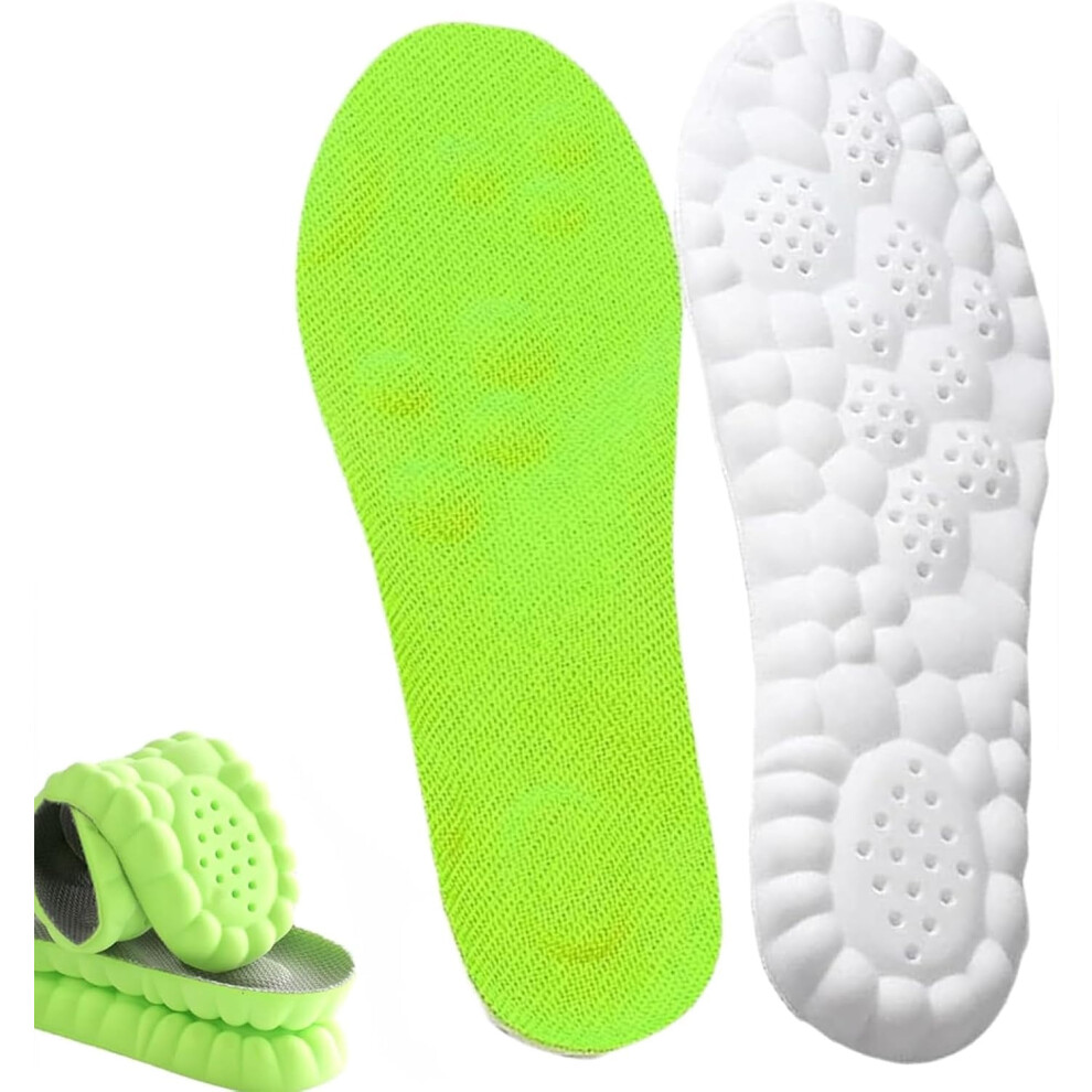 Footstr Insoles Green Breathable Soft Foam 1 Pair