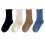 Cotton Mid-Calf Socks for Girls 4-Pack 1