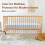 Waterproof Cot Bed Mattress Protector 70 x 140 cm – Soft  Noiseless Fi 6