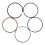 39mm Piston Ring Kit for GY6 49cc 50cc 139QMB Engine 6
