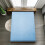 King Size Fitted Sheet Blue Brushed Microfiber 70x60x11.8 In 6