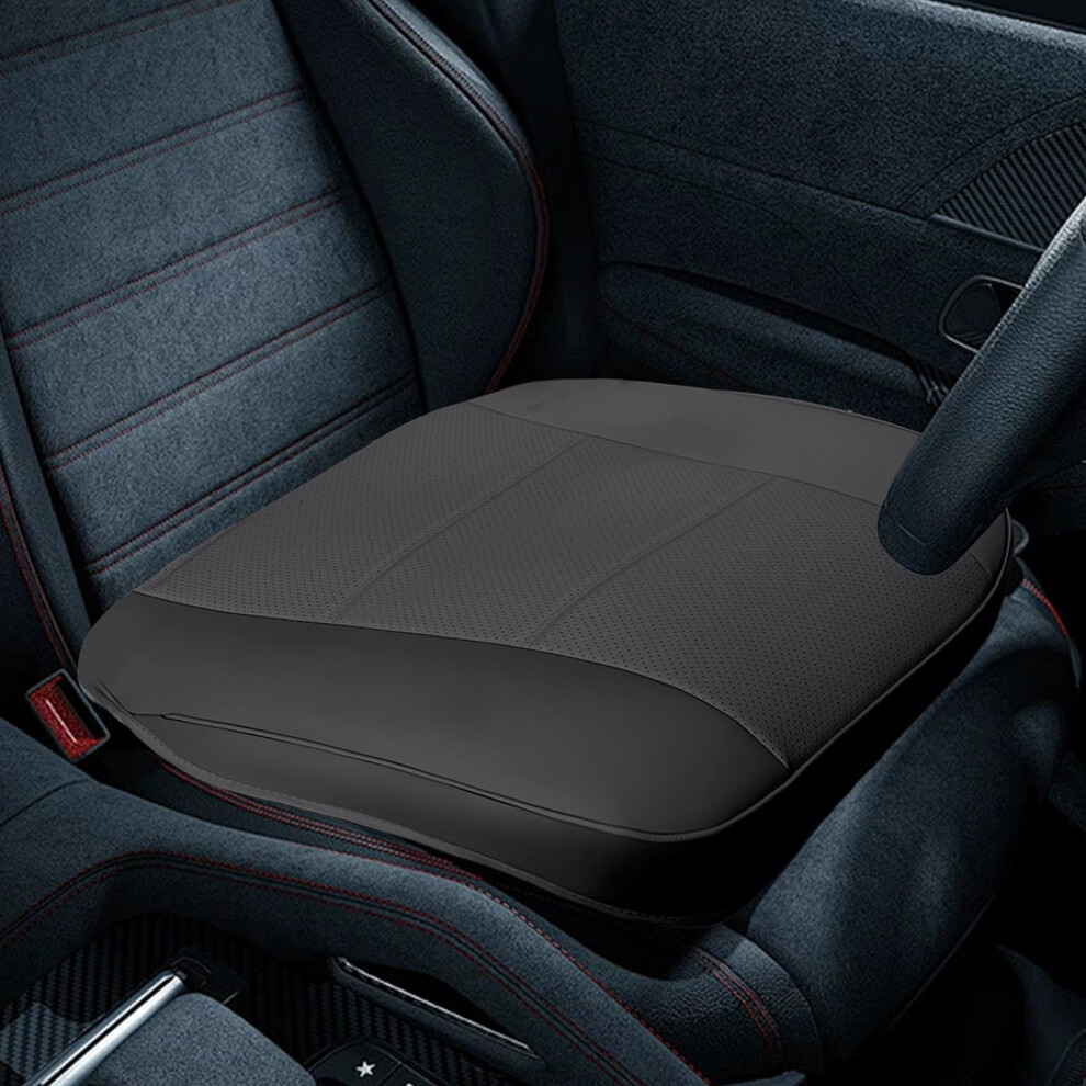 Faux Leather Car Seat Cushion For Coccyx And Lower Back 902370259449