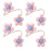 Flower Curtain Tiebacks Metal Rope Holdbacks 4 pcs 1
