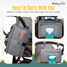Babywild Portable Baby Changing Mat – Waterproof Easy‑Fold Travel Pad