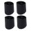 FRCOLOR Round Ladder Feet Caps Non-slip 4 Pcs 4