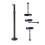 4X Universal Projector Ceiling Mount Projector Wall Mount Camera Projector Hanger 360 Rotatable Projector Holder , M6 3