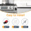 EUDEMON 1 Pack Updated Oven Front LockChildproof Oven Door Lock Easy t 6