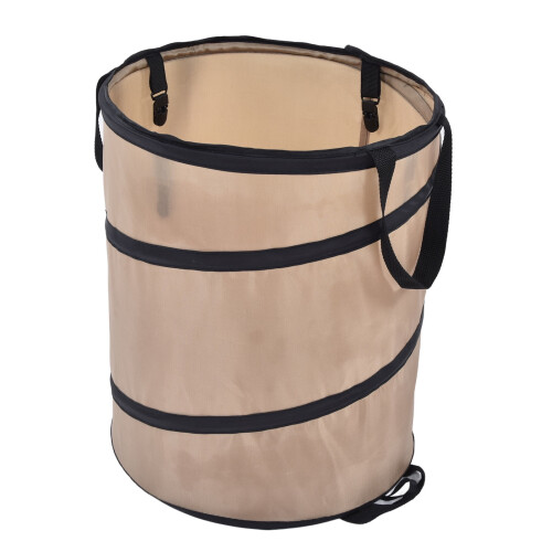 Leaf Trash Can Oxford Cloth with Steel Spring 1 Pack 1