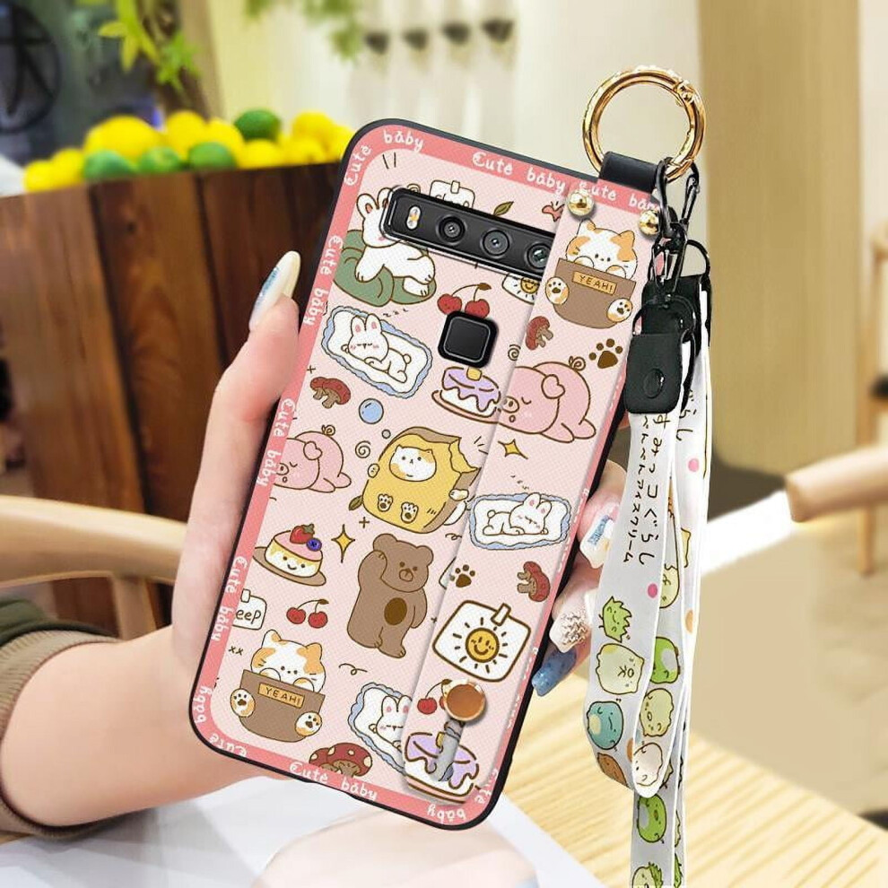 Tcl 10 5G Uw Phone Case With Kickstand And Wristband 9165521219834
