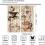 Coffee Theme Rustic Kitchen Curtains 2 Panels 84x84 inch 2