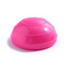 Półpiłka do ćwiczeń równowagi Różowa PVC 15,5 cm
