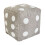 Coussin en peluche en forme de dé, doux et rembourré, cube de simulation, 1 pièce 1