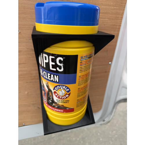 Wall Mounted Dispenser Compatible with Big Wipes Tub Van Workshop or G 1