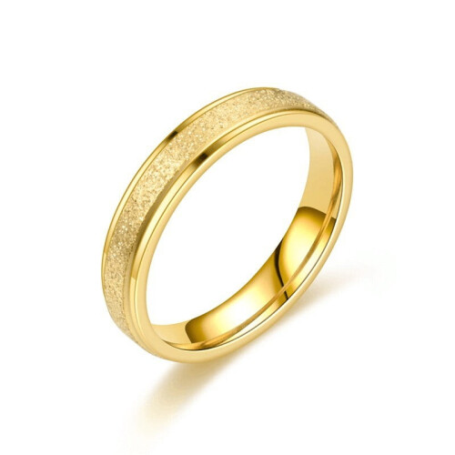 Mattierter Partnerring, verstellbare Größe