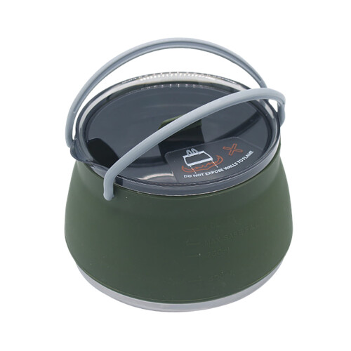 Portable Foldable Silicone Camping Pot for Hiking