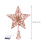 Étoile de Noël dorée à LED pour sapin, décoration LED. 7
