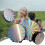 Tambourine Reflective Double Row 6 8 10 Inch 1