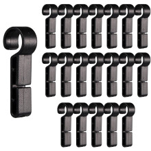 Helmet Headlamp Clips Anti-Slip Plastic 20 Pcs
