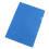 L-Type Plastic Folder Transparent A4 8.66x12.2 Inch Dark 1