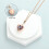 Rozenbloem crematie as hanger ketting 5