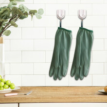 Dishwashing Gloves PVC Waterproof with Fleece Lining 12.6 x