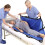 Positioning Bed Pad with Handles 48x40 Inch Reusable 3