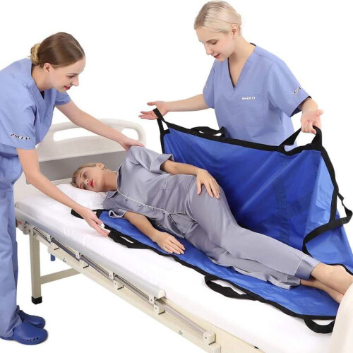 Positioning Bed Pad with Handles 48x40 Inch Reusable 2