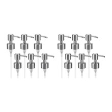 2X Soap Dispenser Pump Replacement - 304 Stainless Steel Soap and Lotion Dispenser Pump for Regular 28/400 Neck Bottles