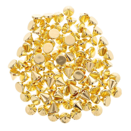 Golden Metal Studs Rivets 300 pcs