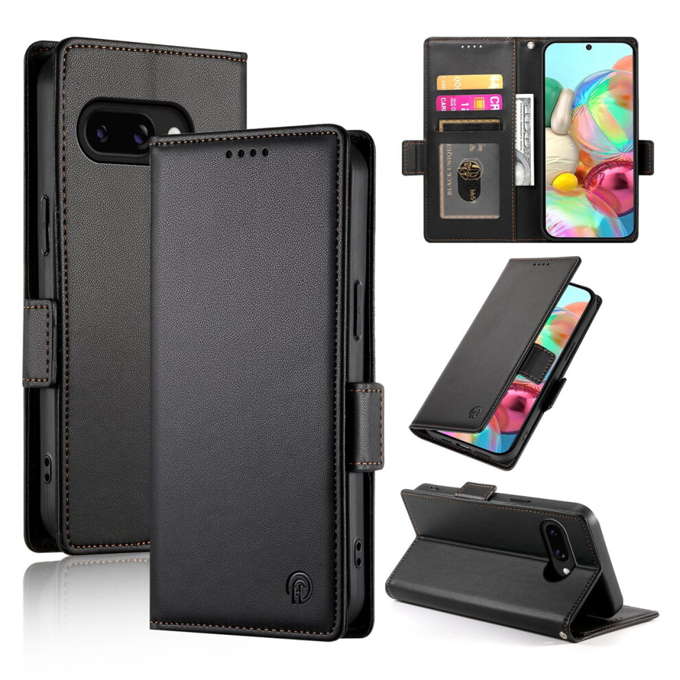 Google Pixel 9 Pro Xl Leather Wallet Case With Card Holder 9087558950538