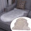 Xoxingysm Plush Area Rug Solid Color 50x80cm 1