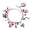 Horror Movie Charm Bracelet Alloy Silver 1