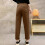 Women's Plus Size High Waisted Casual Pants Soft Cotton 5