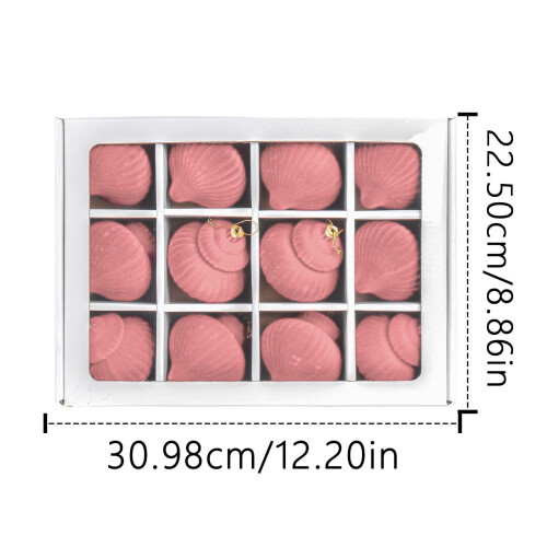 Ornements d'oignons en velours mat (12 pièces) 2