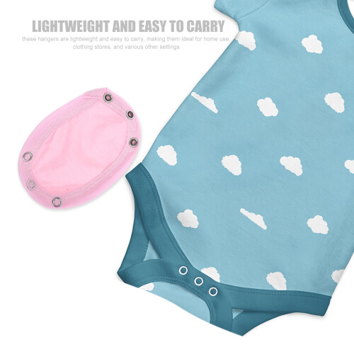 Prolunga con bottoni a pressione per body in cotone per bambini (5 pezzi) 2