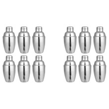 12-Teiliges -Cocktail-Shaker, Getränke-Shaker für Cocktails, -Martini-Shaker Aus Edelstahl, Cocktail-Shaker mit Sieb, 250 Ml