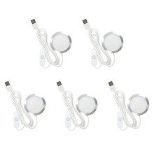 5X DIY-LED-Lampenbausatz: Nur Hardware-Zubehör, KEINE 3D-Gedruckten Teile, Helles Licht, Energieeffizientes Individuelles Beleuchtungsprojekt
