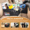 DHSWNNG Car Organiser, Boot Storage Organiser 31x25x25cm Foldable 6