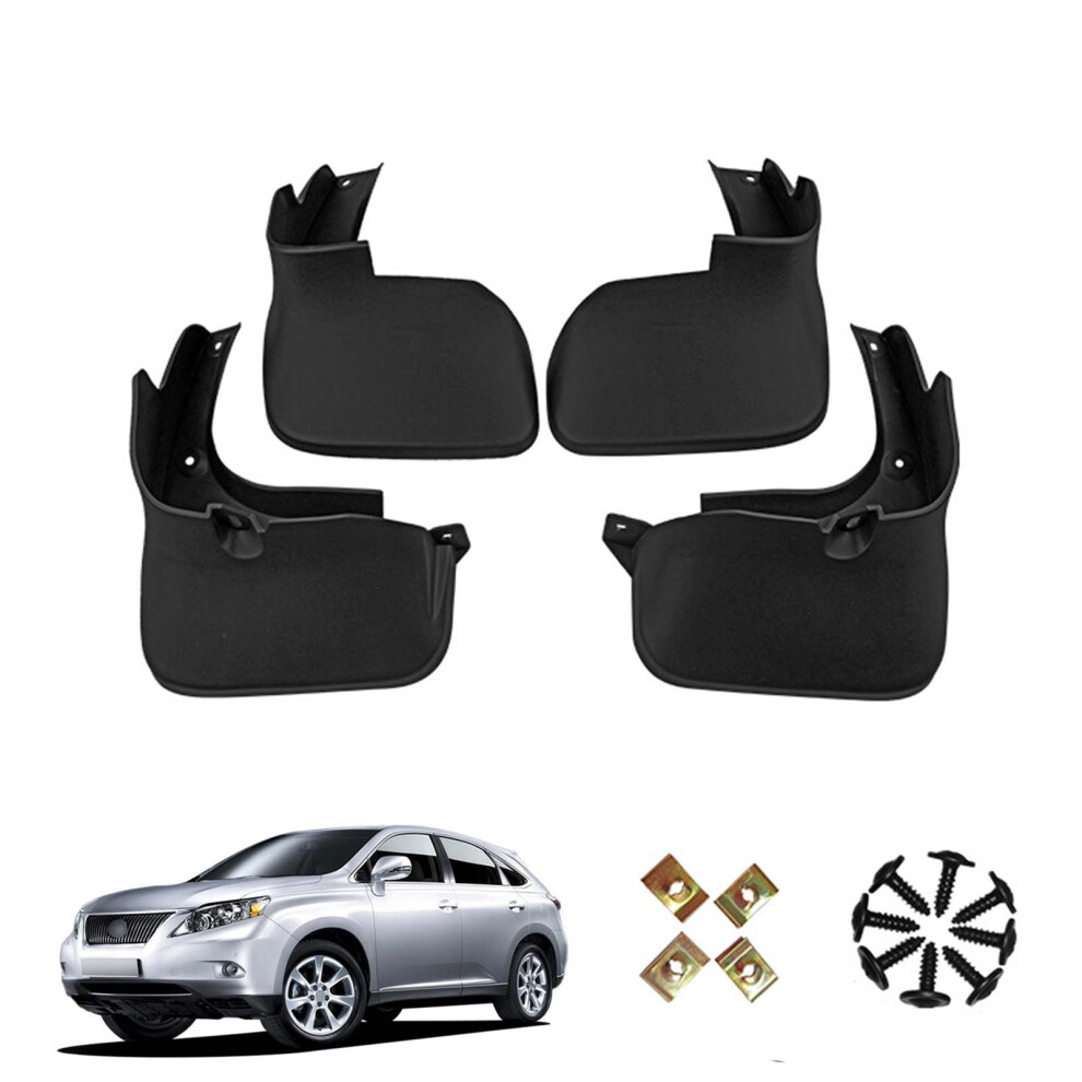 Mud Guards For Lexus Rx 2009Â2015 Front And Rear 4-Piece 9087558963439