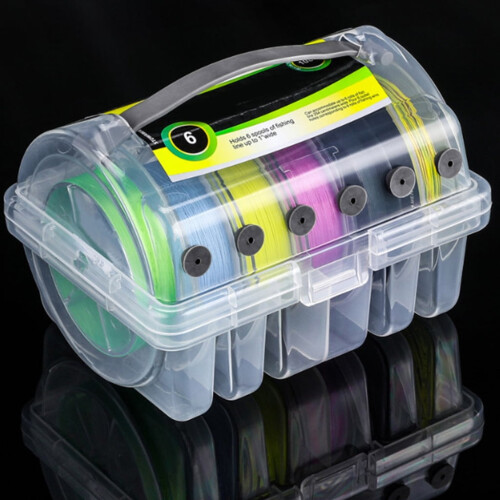 Fishing Tackle Box with 6 Compartments Double-Sided 2
